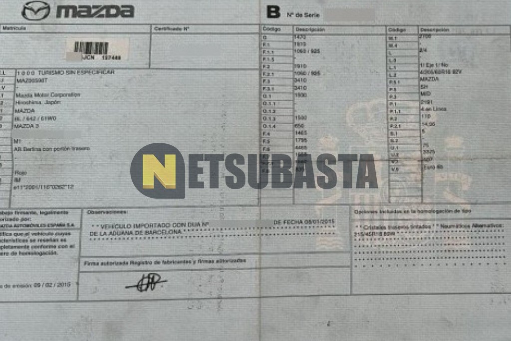 Mazda 3 SKYACTIV-D 2.2 2015