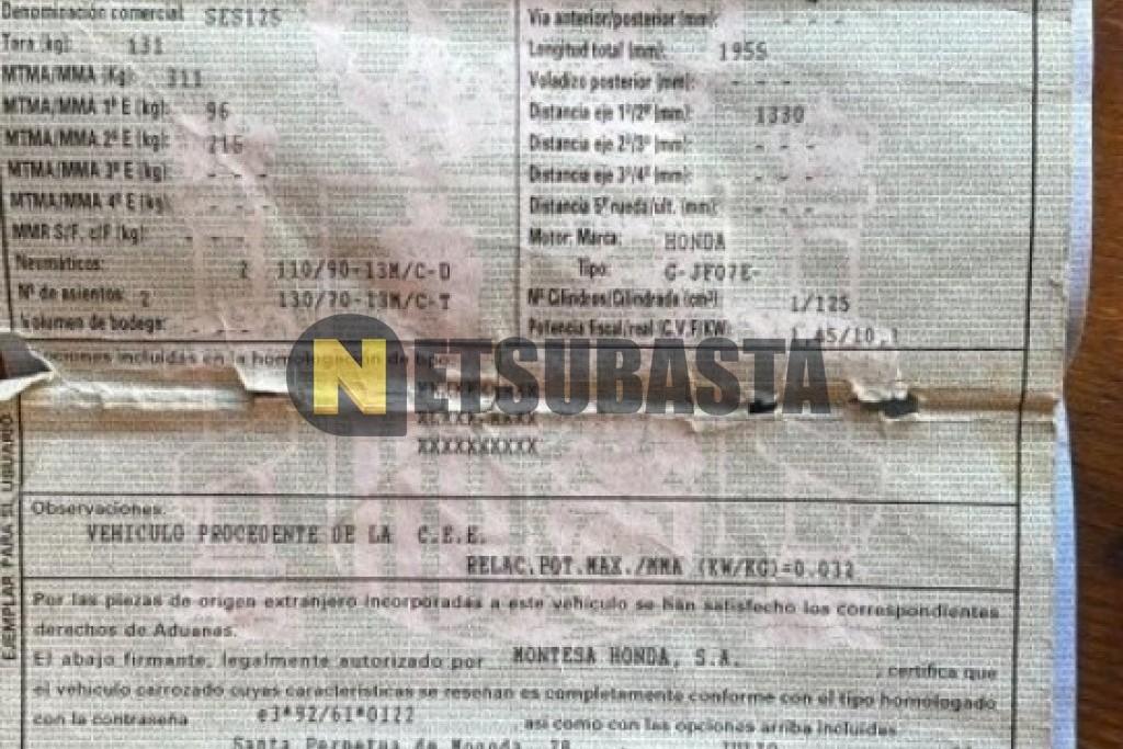 Honda DYLAN 125 2005