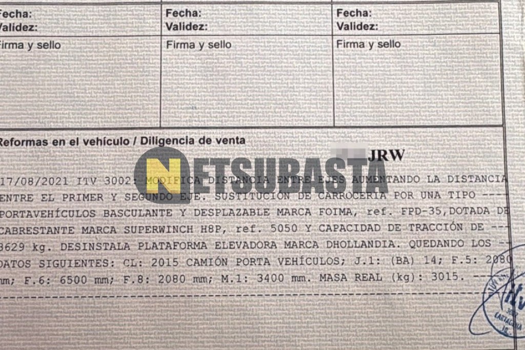 Renault Maxity 2.5 dCi Portacoches 2016