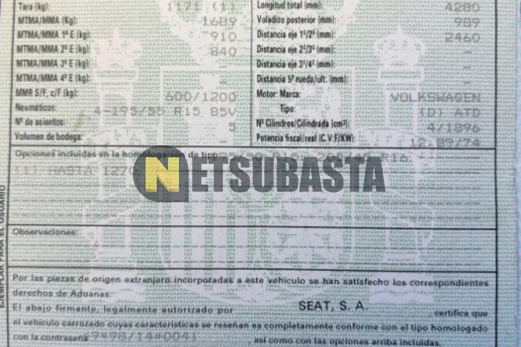 Seat Córdoba 1.9 TDi 2004