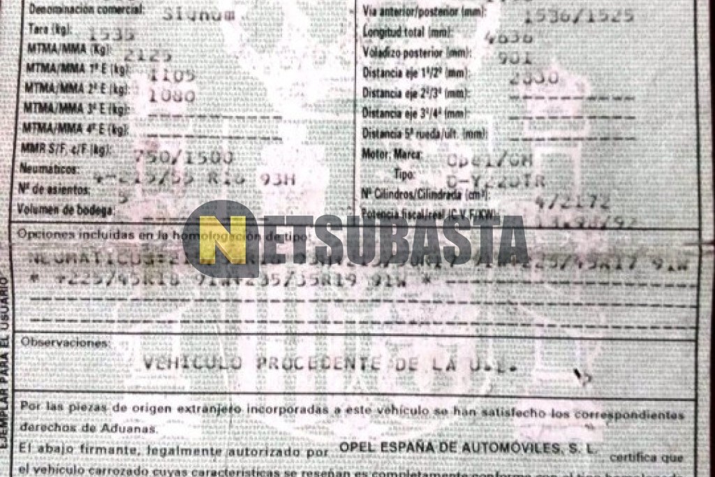 Opel Signum 2.2 DTI 16V 2003