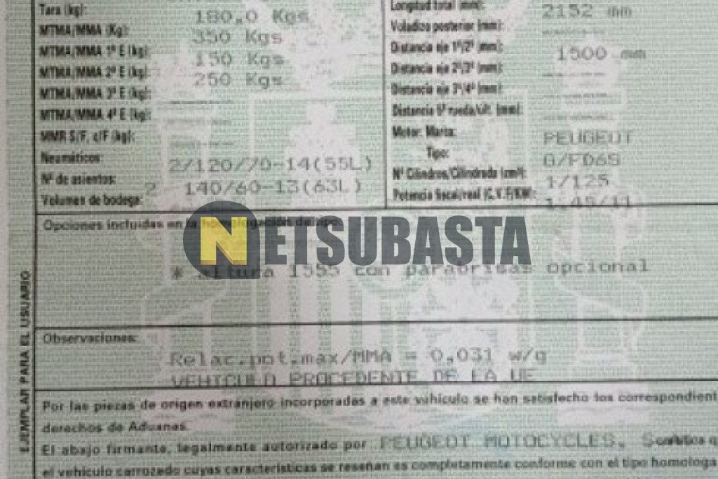 Peugeot Satelis 125 2009