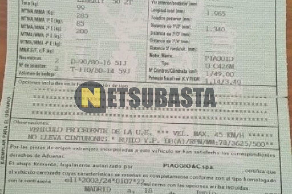 Piaggio LIBERTY 50 2T 2007