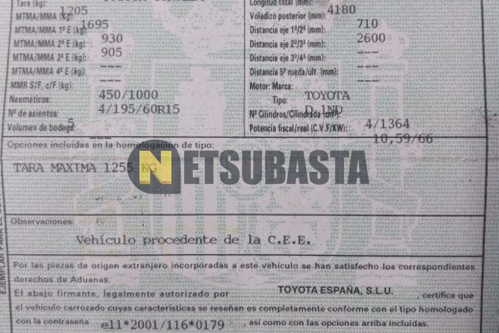 Toyota Corolla 1.4 D-4D 2005