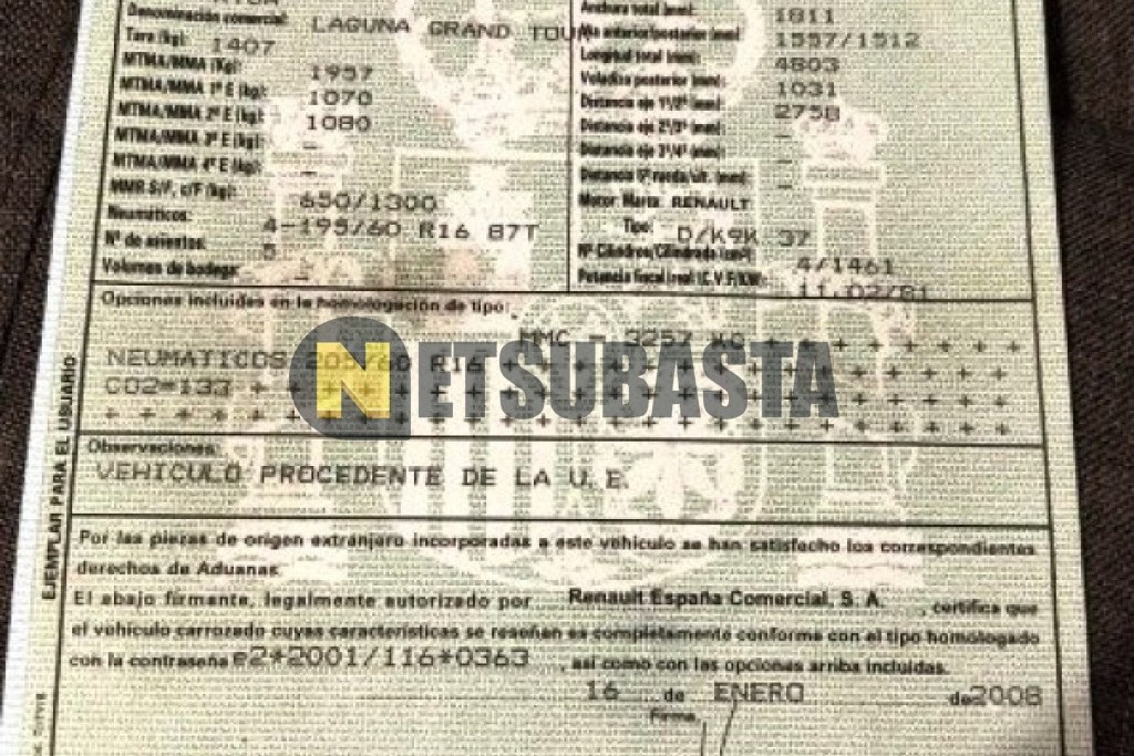 Renault Laguna Grand Tour 1.5 dCi 2008