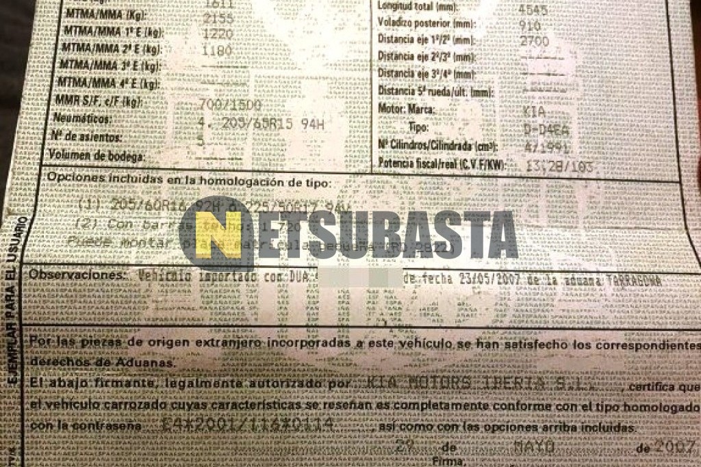 Kia Carens 2.0 CRDi VGT 2007