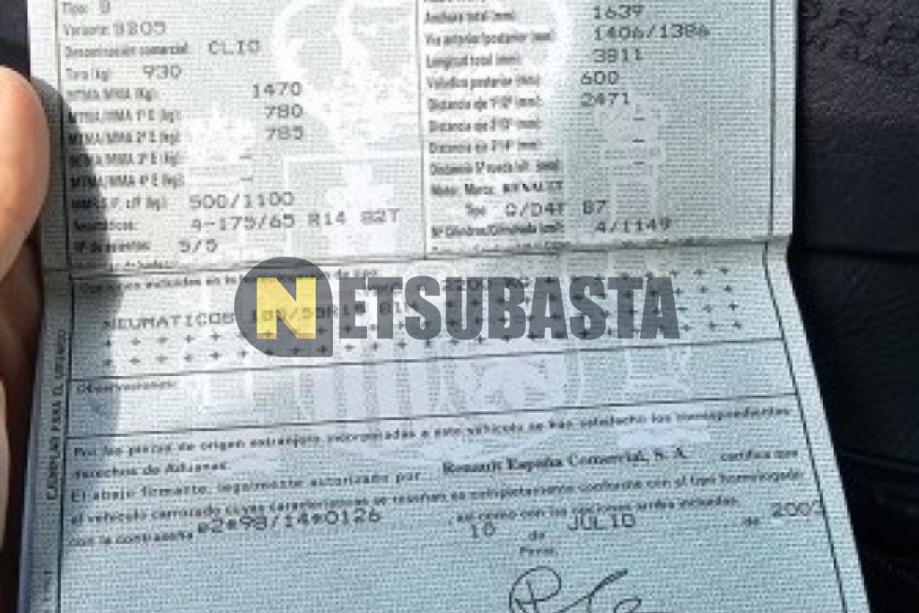 Renault Clio 1.2 16v 2003