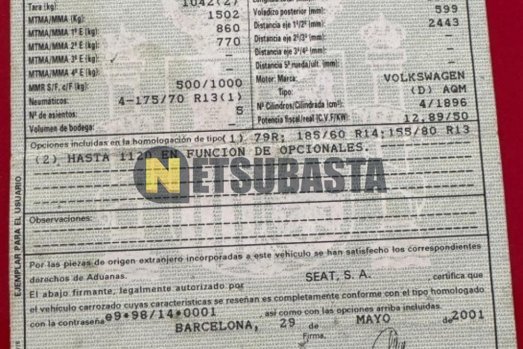 Seat Ibiza 1.9 SDi 2001