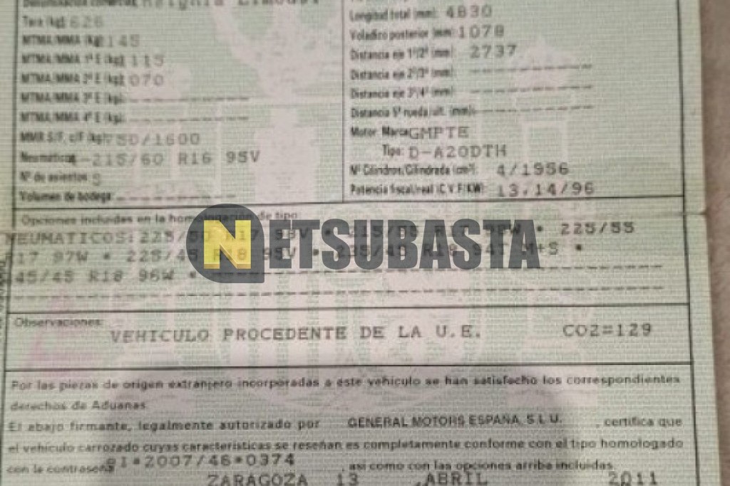 Opel Insignia 2.0 CDTI 2011