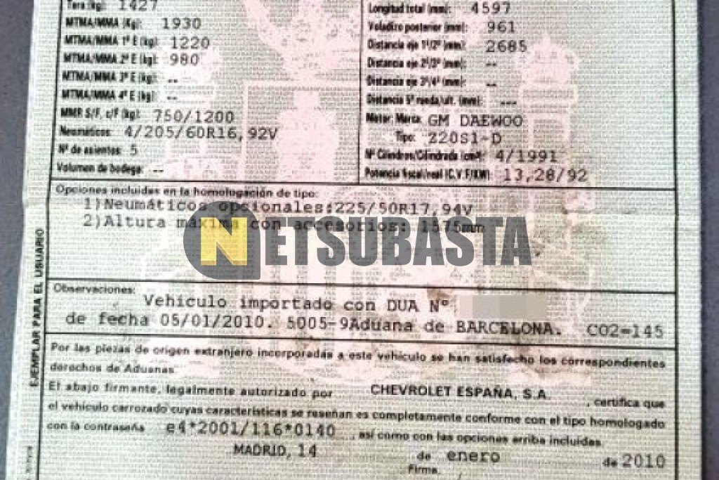 Chevrolet Cruze 2.0 VCDi 2010