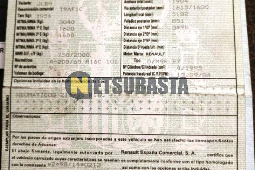 Renault Trafic 2.0 dCi 2007