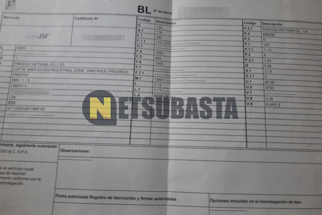 Piaggio Liberty 125 2018