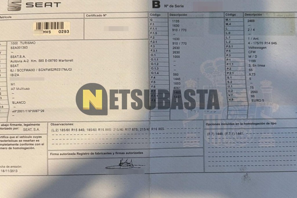 Seat Ibiza 1.2 TDI 2014