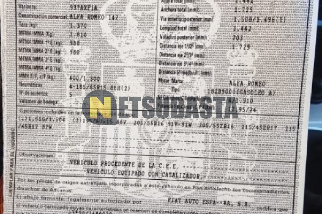 Alfa Romeo 147 1.9 JTD 2006