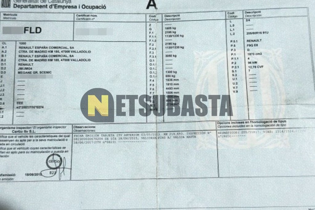 Renault Grand Scenic 1.9 dCi 2007