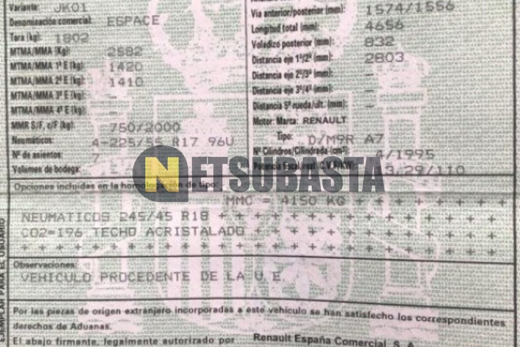 Renault Espace 2.0 dCi 2008