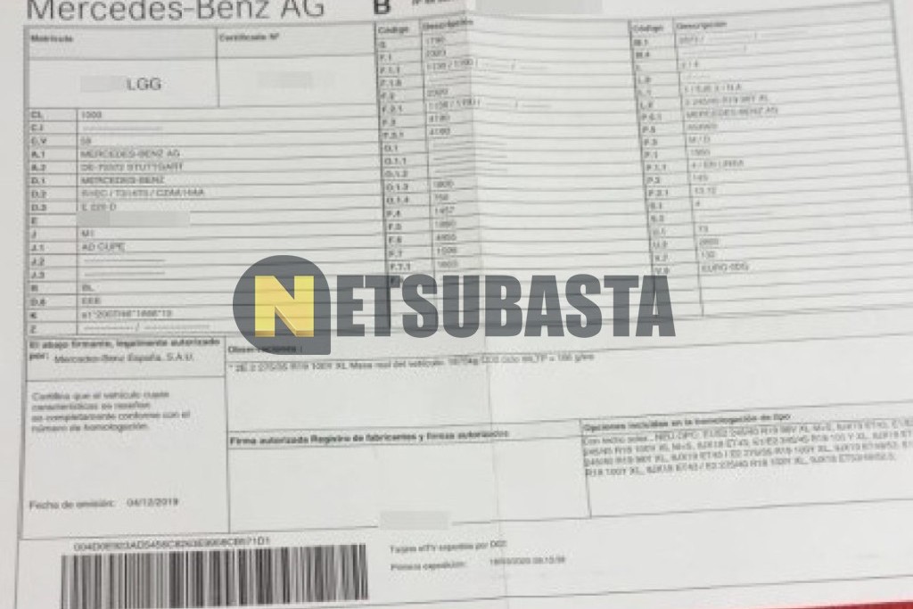 Mercedes-Benz E 220 d Coupé 2020