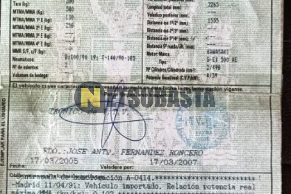 Kawasaki VULCAN 500 1991