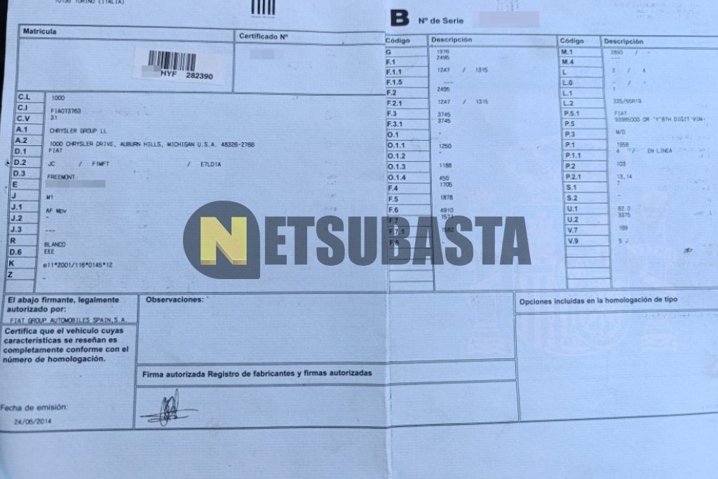 Fiat Freemont 2.0 16v Diesel 2014