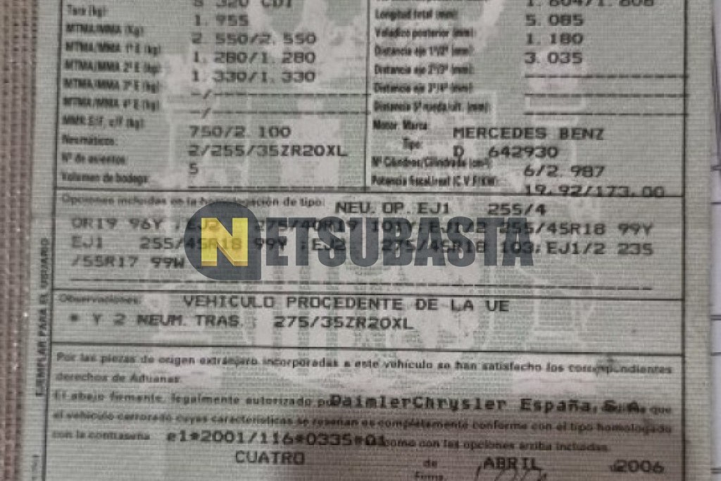 Mercedes-Benz S 320 CDI 2006