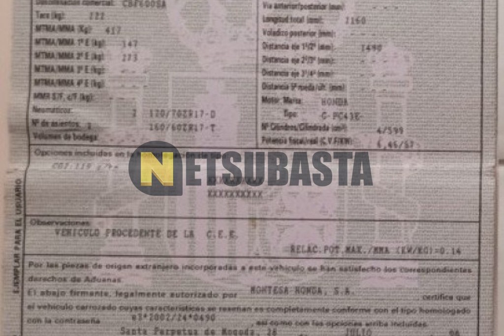 Honda CBF 600S C-ABS 2008