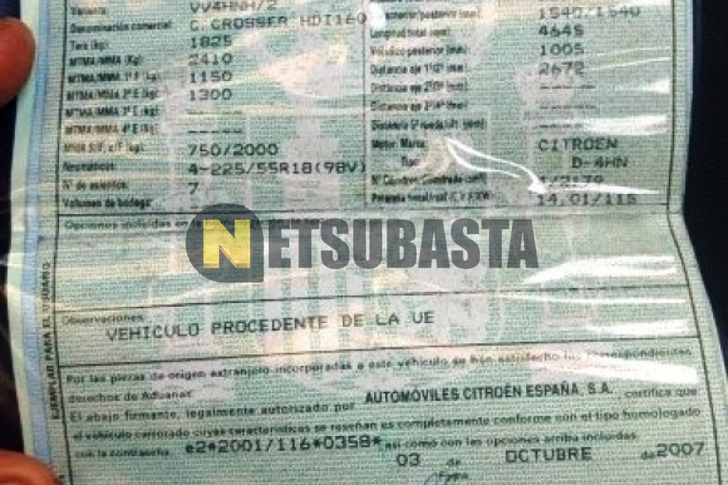 Citroën C-Crosser 2.2 HDi 2007