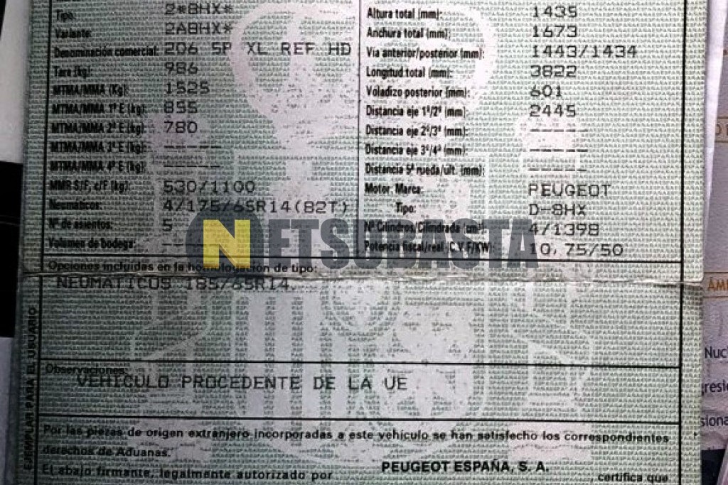 Peugeot 206 1.4 HDi 2004