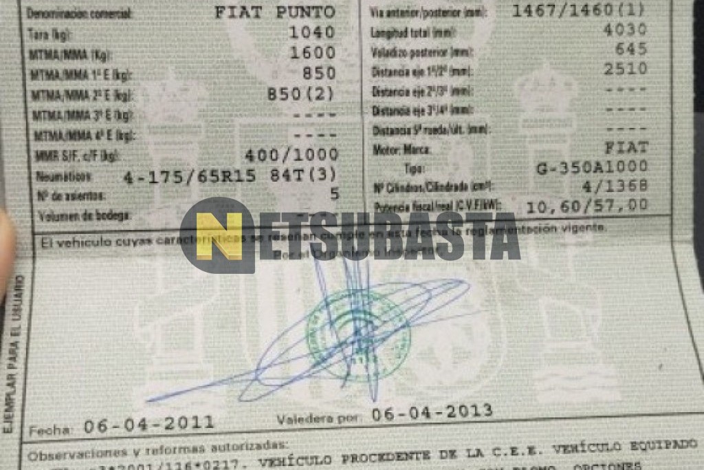 Fiat Grande Punto 1.4 8v 2006