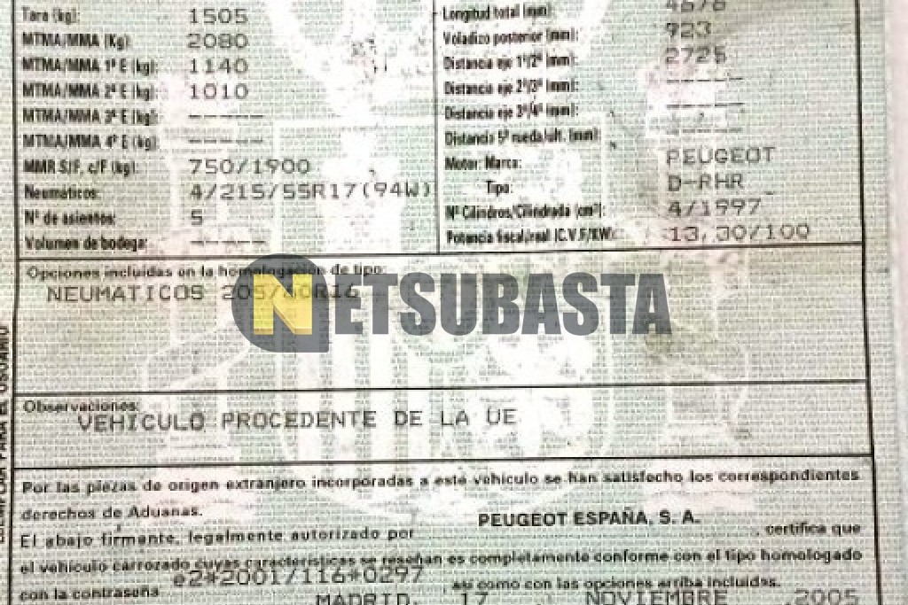 Peugeot 407 2.0 HDi FAP 2005