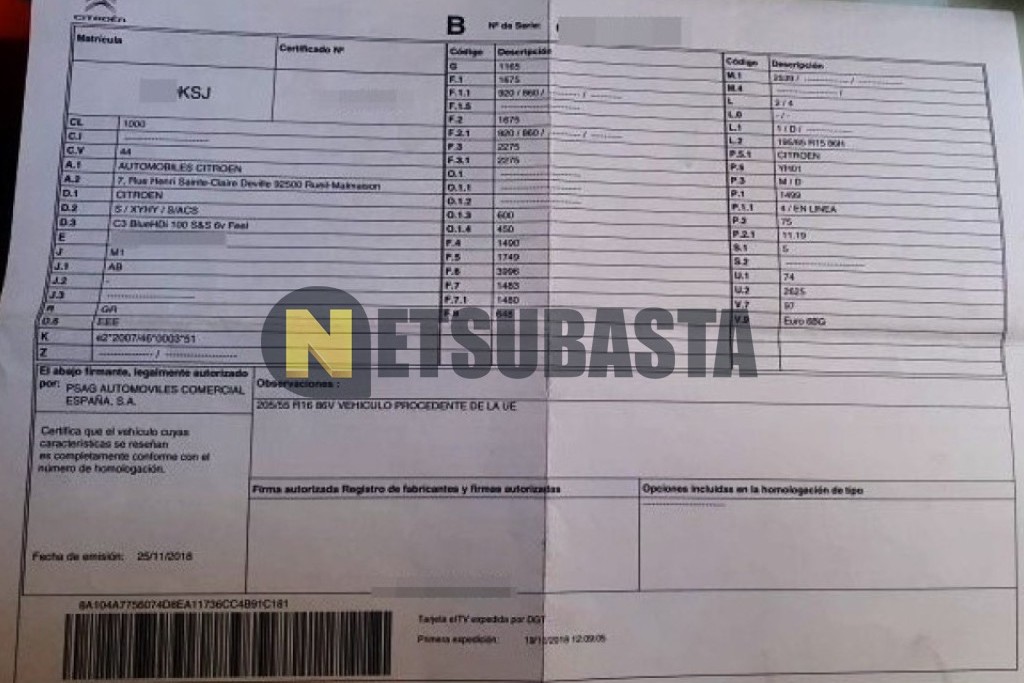 Citroën C3 1.5 BlueHDi 2018