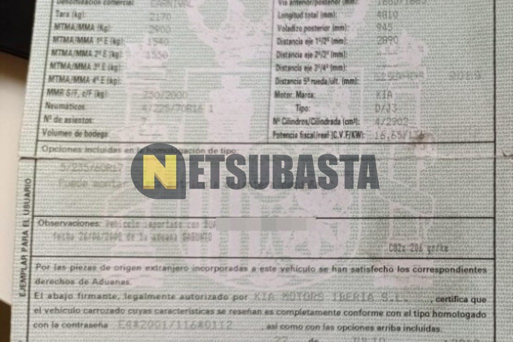 Kia Carnival 2.9 CRDi VGT 2011