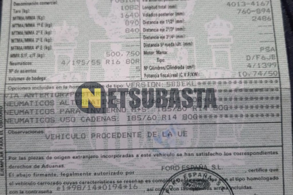 Ford Fusion 1.4 TDCi 2007