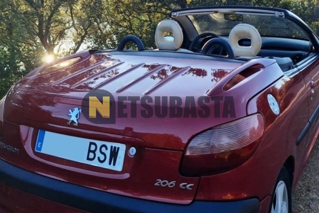 Peugeot 206 Coupé Cabrío 1.6 2002