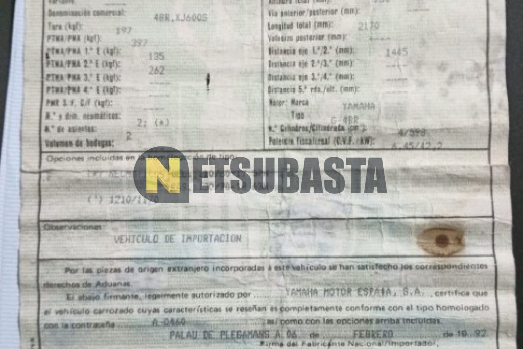 Yamaha XJ 600 S Diversion 1992