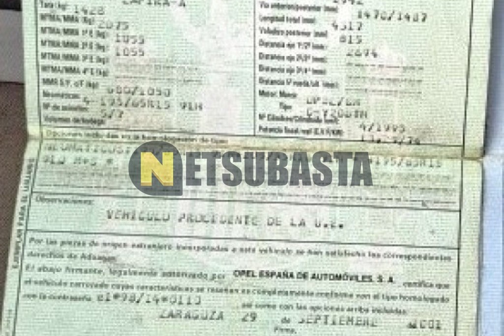 Opel Zafira 2.0 DTi 16V 2002