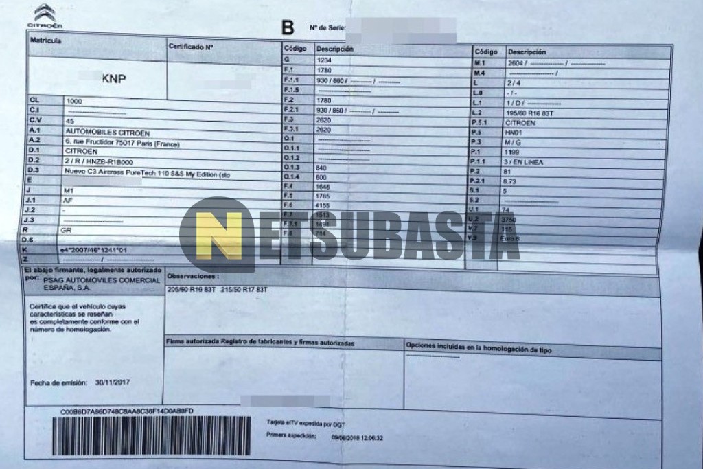 Citroën C3 Aircross 1.2 PureTech 2018