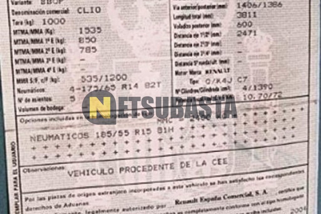 Renault Clio 1.4 16v 2004