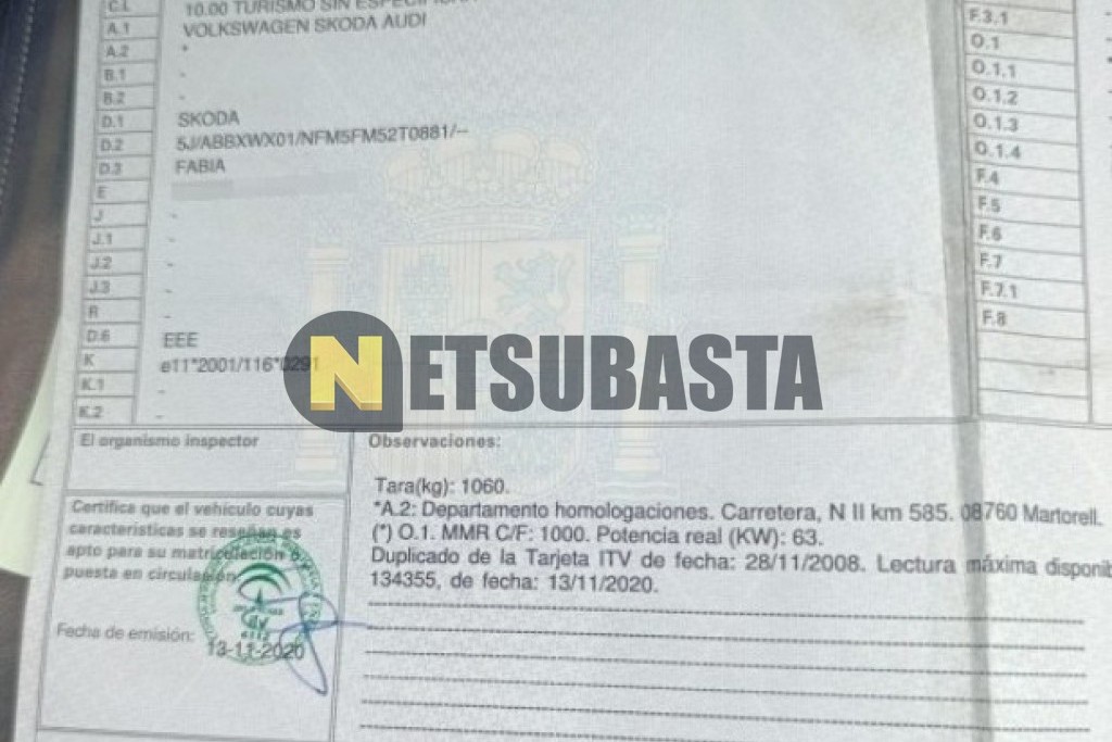 Skoda Fabia 1.4 16V 2008