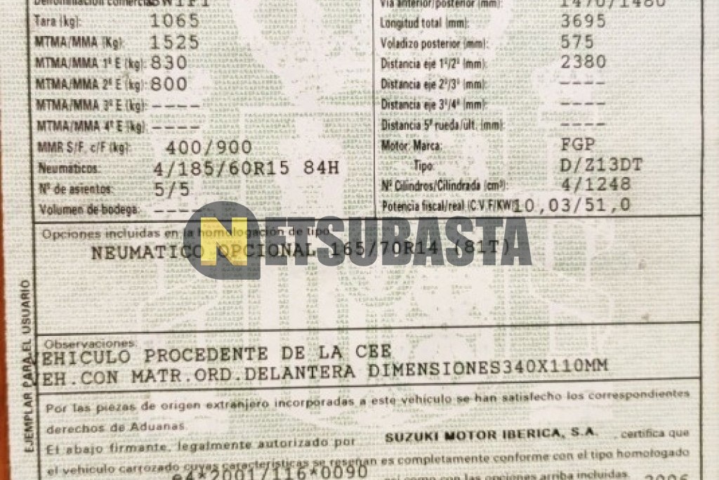 Suzuki Swift 1.3 DDiS 2006