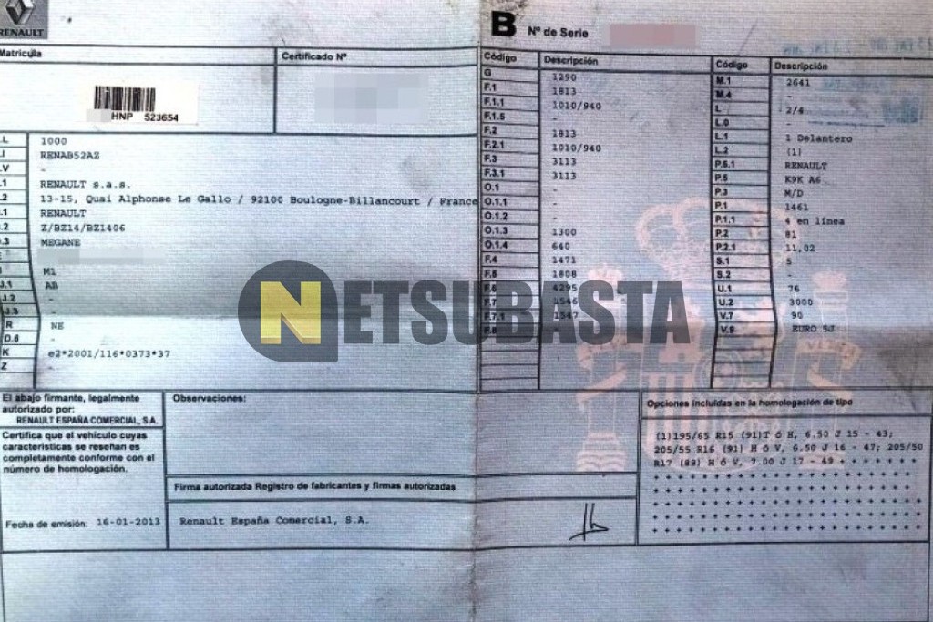 Renault Megane 1.5 dCi 2013