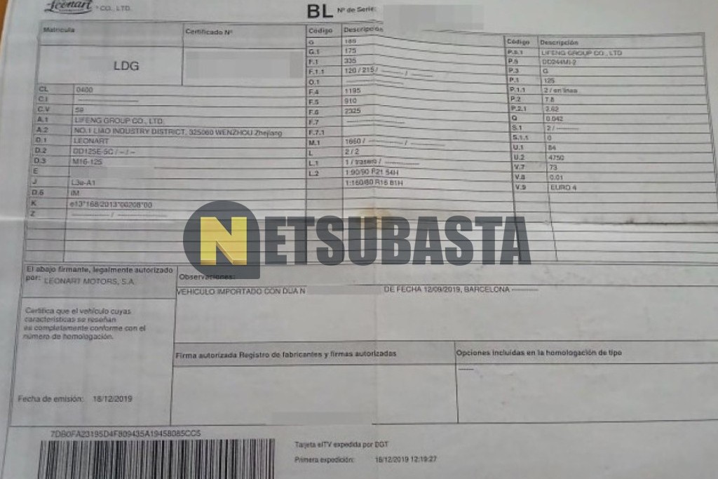 Leonart Daytona 125 2019