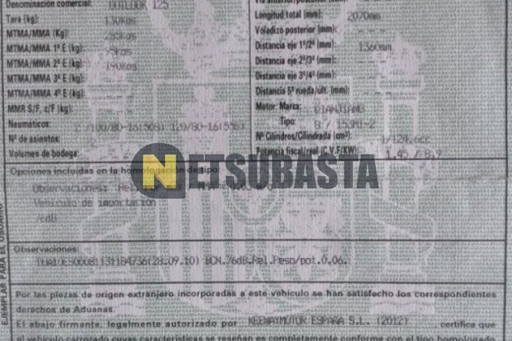 Keeway Outlook 125 2013