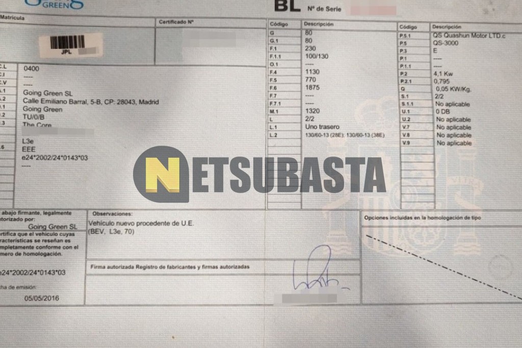 Going Green The core 2016