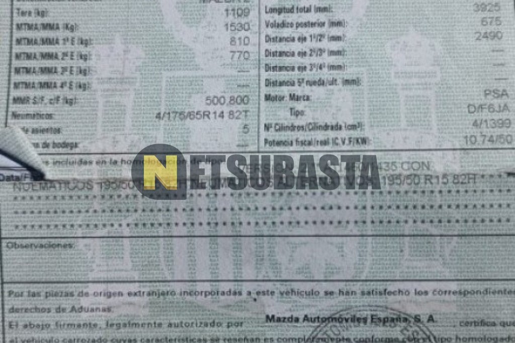 Mazda 2 CRTD 1.4 2003