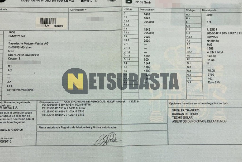 Mini Cooper S Countryman Aut. 2015