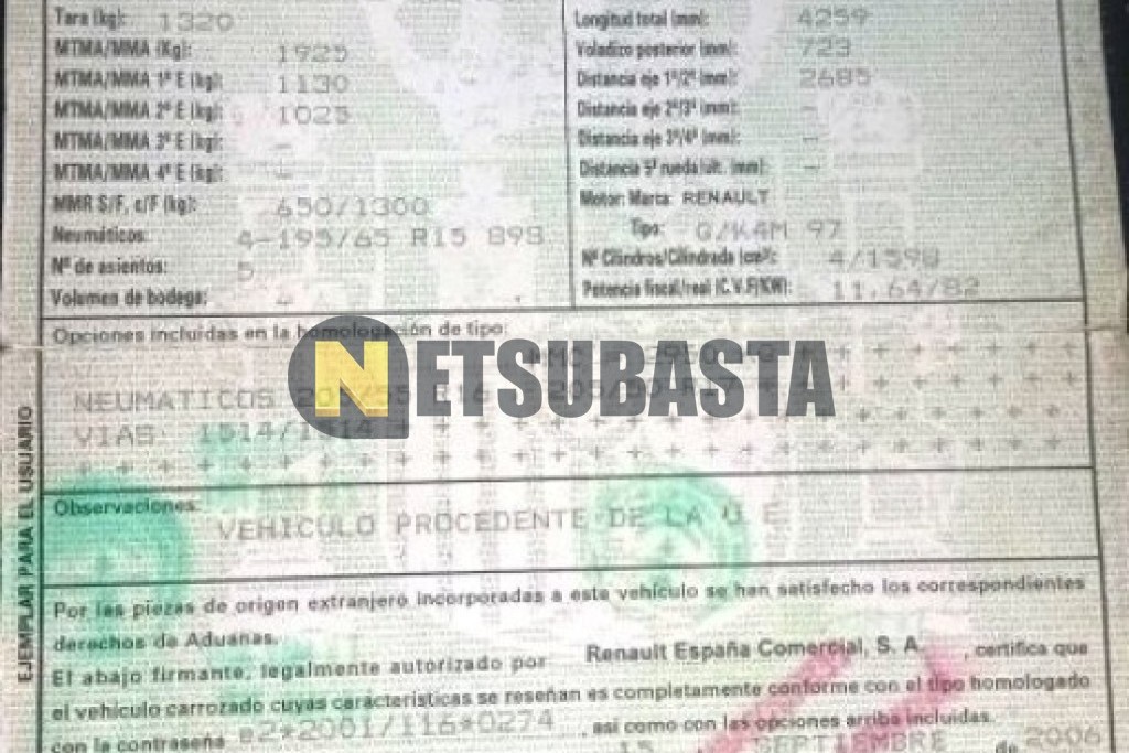 Renault Scenic 1.6 16v 2006