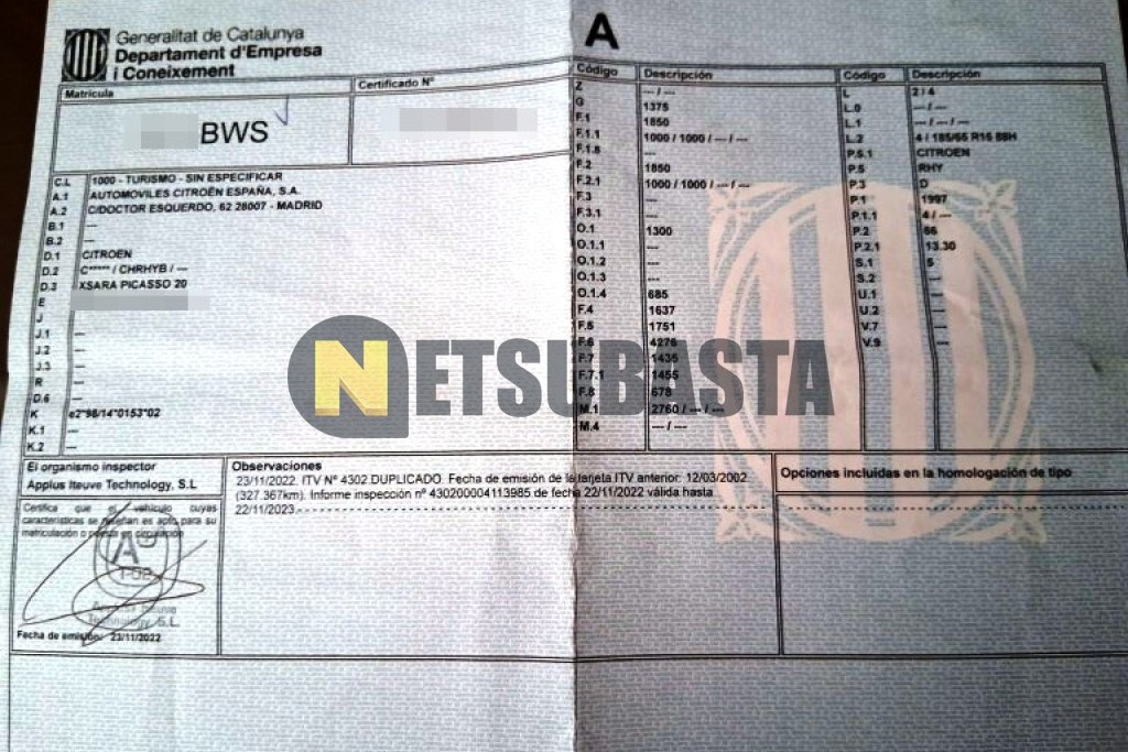 Citroën Xsara Picasso 2.0 HDi 2002