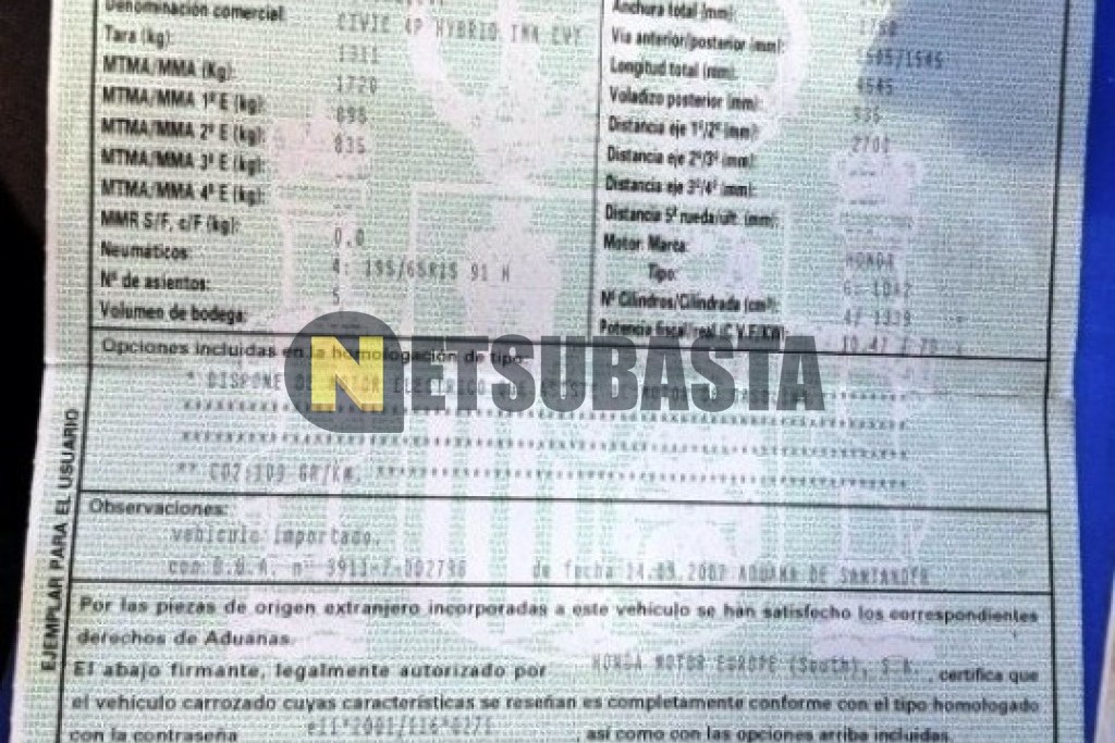 Honda Civic Hybrid 2008