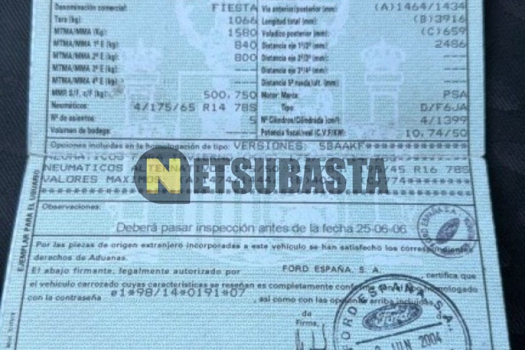 Ford Fiesta 1.4 TDCi 2004