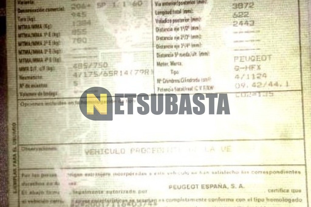 Peugeot 206 1.1 2010